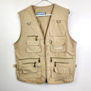 Lodestar Zip Up Multi-pocket Fishing Utility Vest Medium